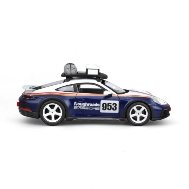 Model mașină Bburago Porsche 911 Dakar Blue