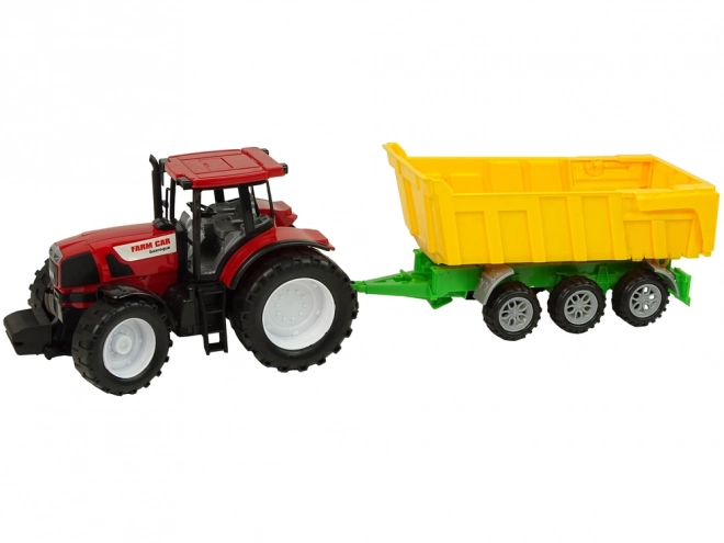 Tractor cu remorcă de jucărie