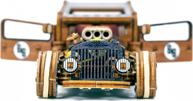 Puzzle 3D din lemn Hot Rod ediție limitată