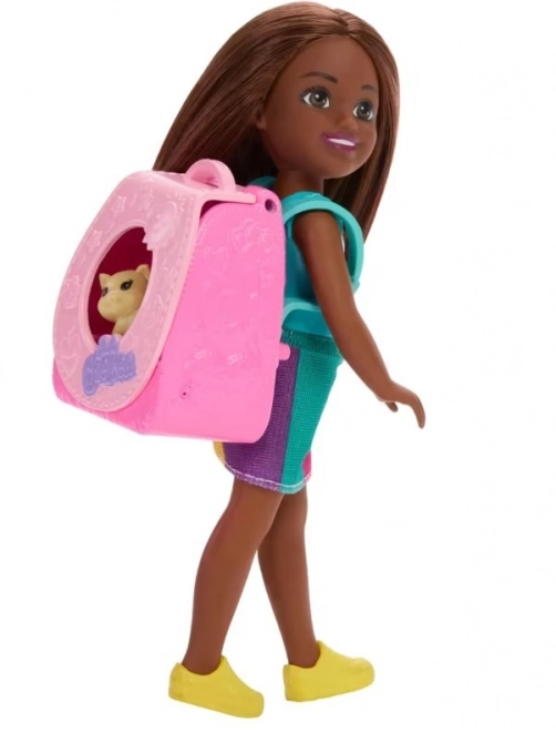Păpușa Barbie Chelsea cu Rucsac și Pisicuță