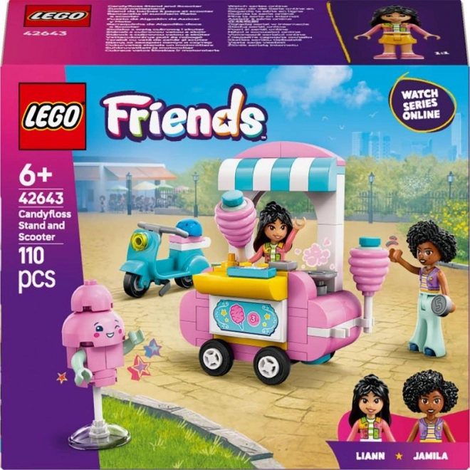 Lego Friends Stand cu vată de zahăr și scuter