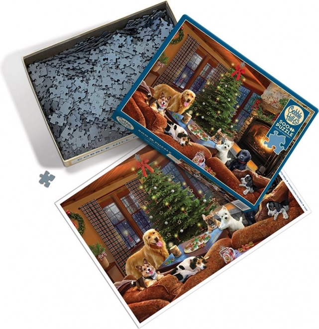 Puzzle sărbători pufoase Cobble Hill 500 piese
