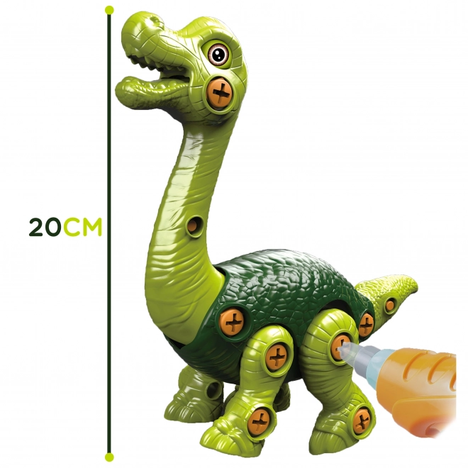 Dinozaur de asamblat WOOPIE cu Burghiu
