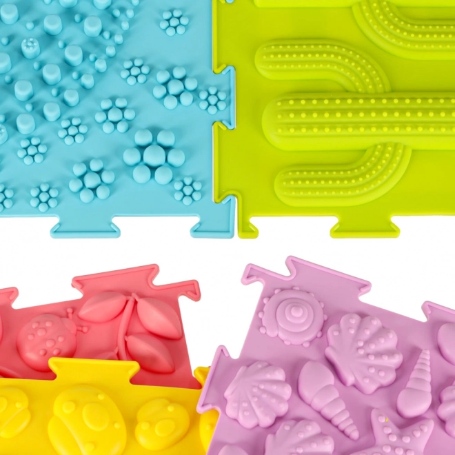 Puzzle senzoriale covorașe Montessori pentru masajul picioarelor