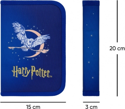 Baagl set școlar Airy Hogwarts Hedwig: rucsac, penar, săculeț