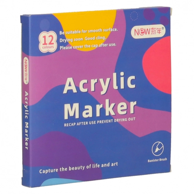 Markere acrilice rezistente la apă DIY