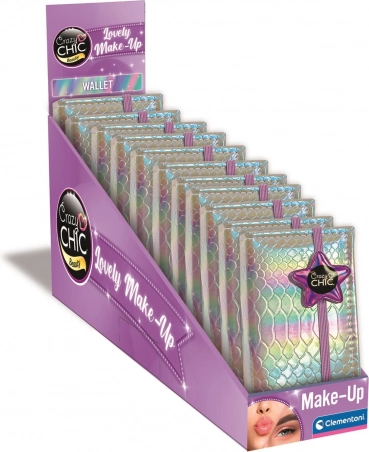 Paletă cosmetică CRAZY CHIC – gentuță holografică pentru copii