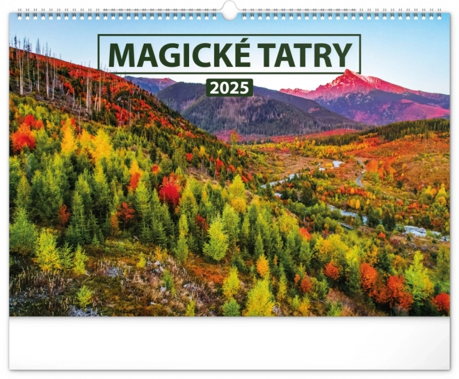 Calendar de perete Magicele Tatra 2025