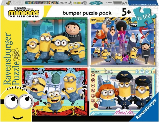 Puzzle Ravensburger Minions 2 Padouch Prichazi 4x100 Piese