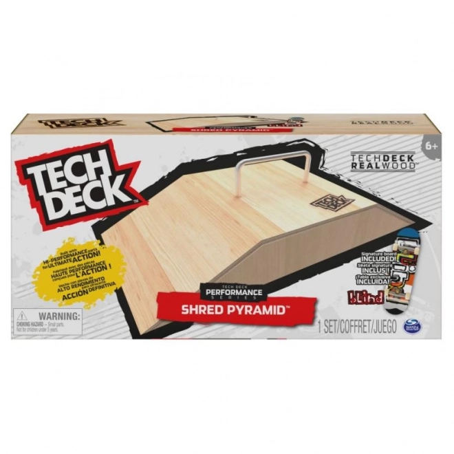 rampă din lemn cu fingerboard Tech Deck