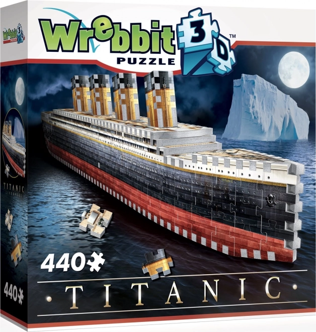 Puzzle 3D Titanic 440 piese tip Wrebbit