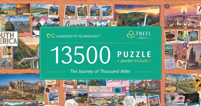 Puzzle TREFL Călătorie De O Mie De Mile 13500 Piese