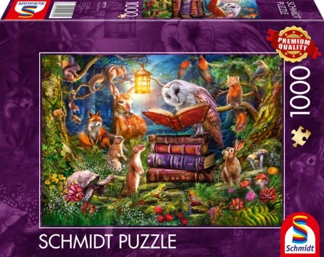 Puzzle Schmidt Povești de noapte bună în pădure 1000 piese