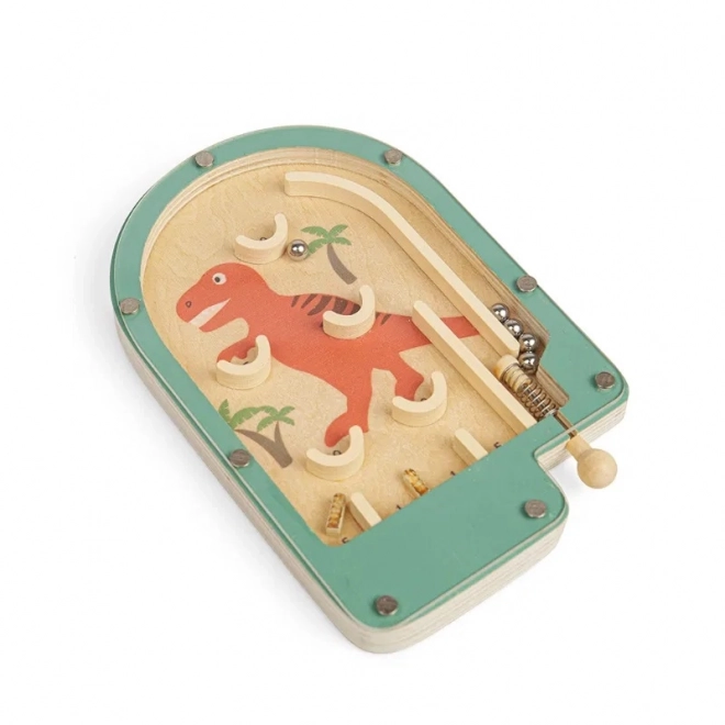 Mini joc pinball Bigjigs cu motive animale
