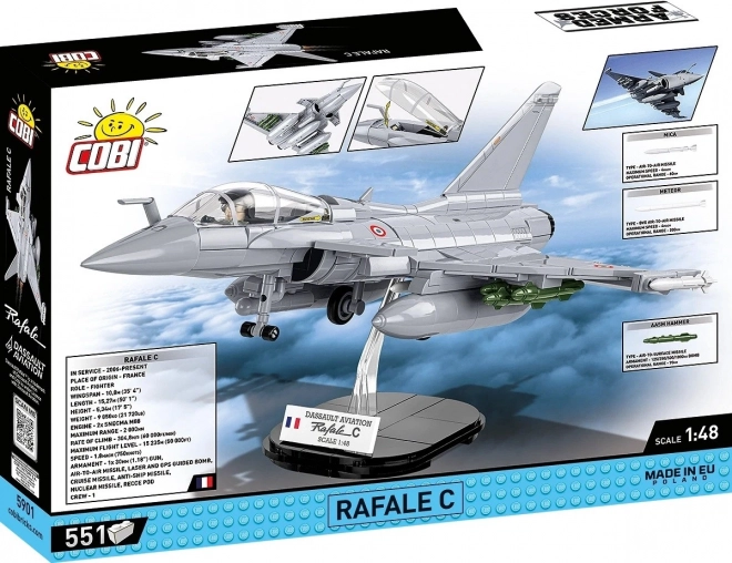 Joc de construcție Dassault Rafale C - 551 de piese