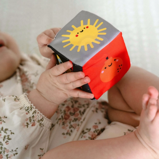 Tooky Toy cutie educațională xxl montessori 6 în 1 senzorială pentru bebeluși 3-4 luni