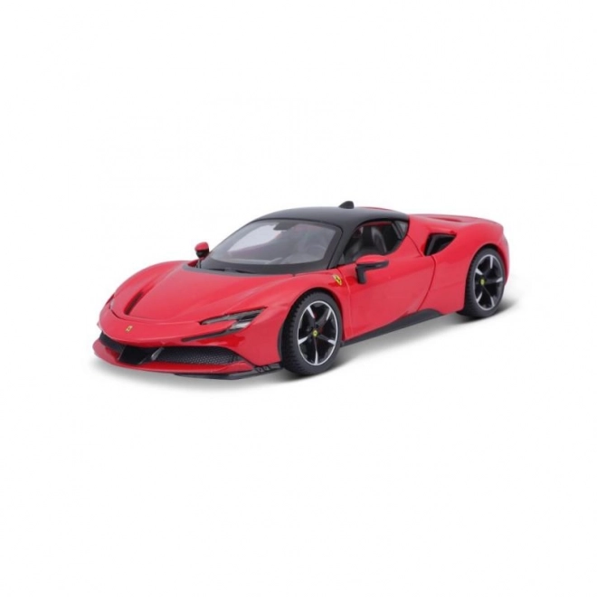 Mașina de jucărie Ferrari SF90 Stradale roșie 1:24