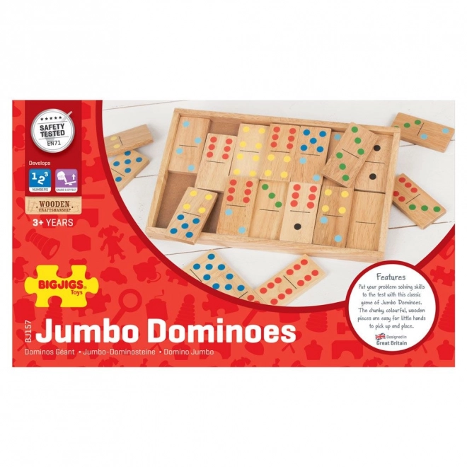 Domino din lemn Bigjigs Toys