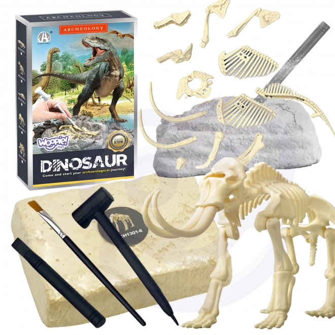 Woopie jucărie creativă schelet dinozaur săpături arheologice