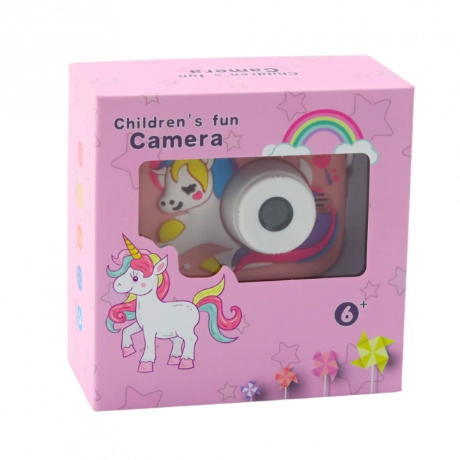 Aparat digital pentru copii unicorn roz
