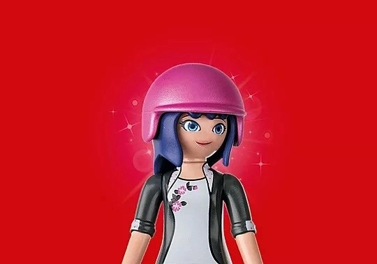 Miraculos: Plimbare cu scooterul prin Paris Figurină Playmobil