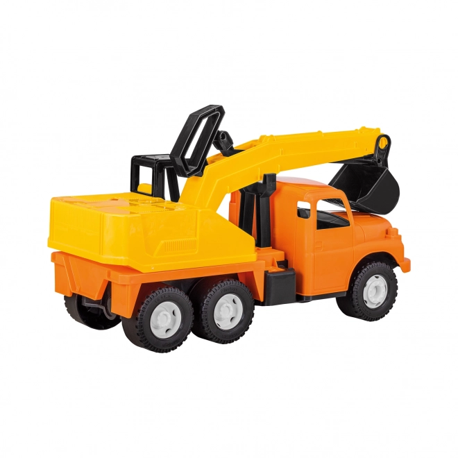 Excavator Tatra pentru copii cu cabină 72 cm galben-portocaliu