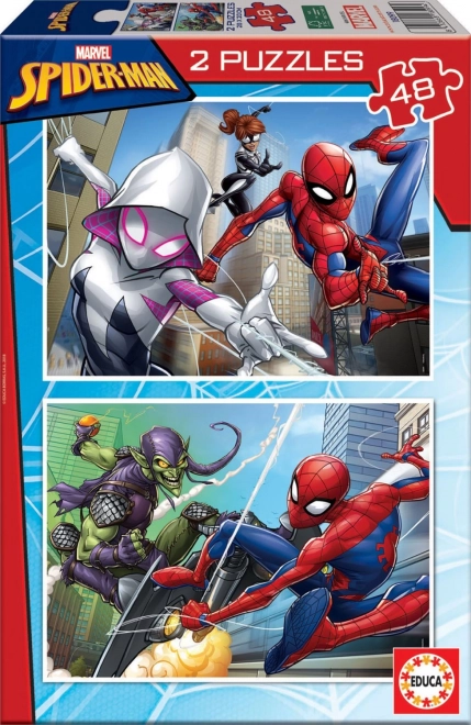 Puzzle Spiderman Educa 2x48 piese