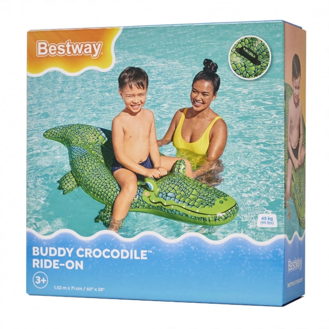 Saltea gonflabilă crocodil pentru înot Bestway