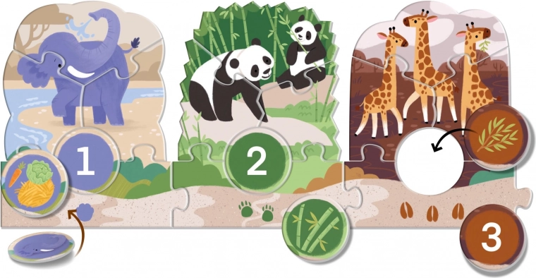 Învățarea urmelor și hranei prin joc