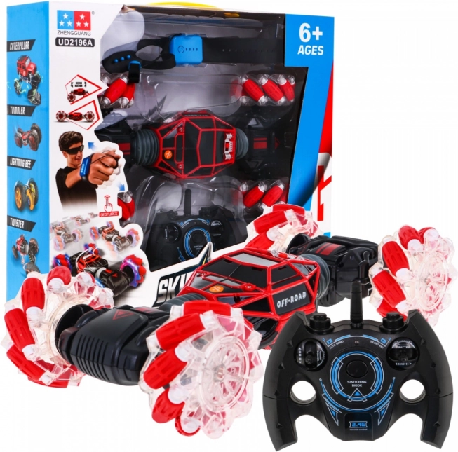 Vehicul cascadorie pentru copii 6+ Control manual sau prin telecomandă Scară 1:16 + sunete Lumină