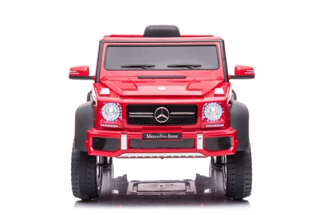 mașină cu acumulator mercedes benz g63 6x6 roșu