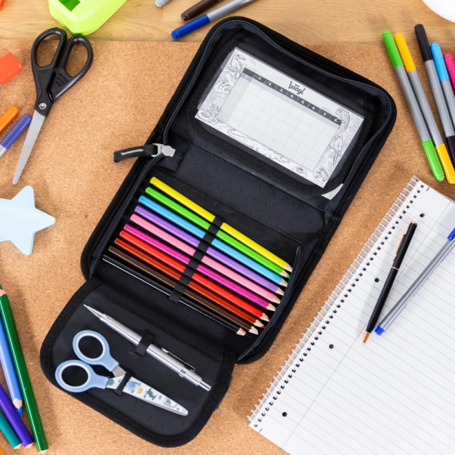 Set școlar BAAGL: Zippy Plus Pixel Space - ghiozdan, penar, săculeț