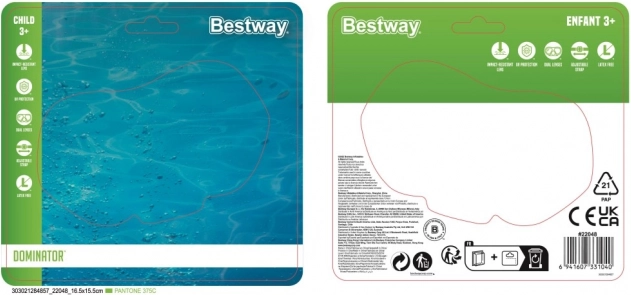 Masca de înot pentru copii Bestway Dominator