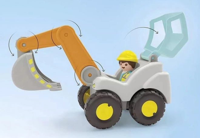 Set cu figurina Junior Excavator