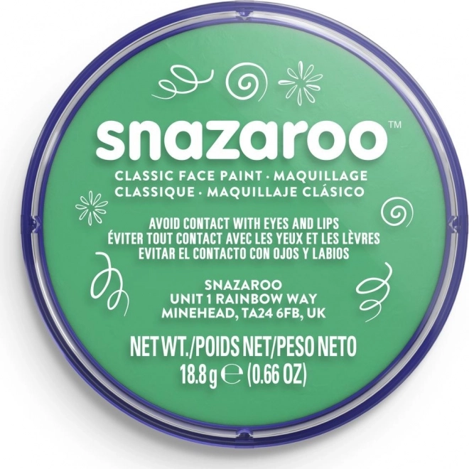 Snazaroo vopsea de față verde deschis 18 ml