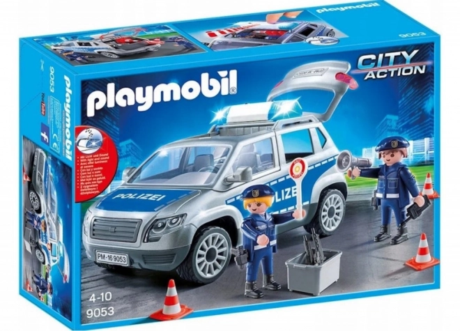 Set figurine City Action mașină de teren de poliție