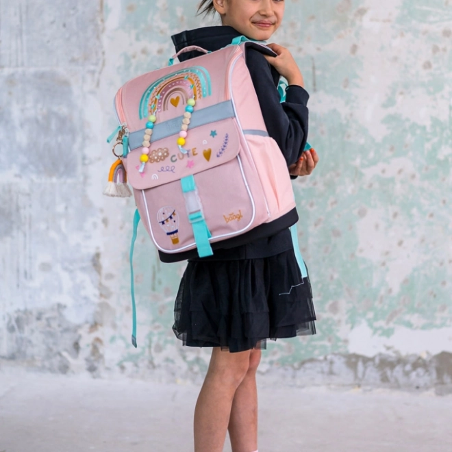 Set școlar BAAGL Zippy Duha roz