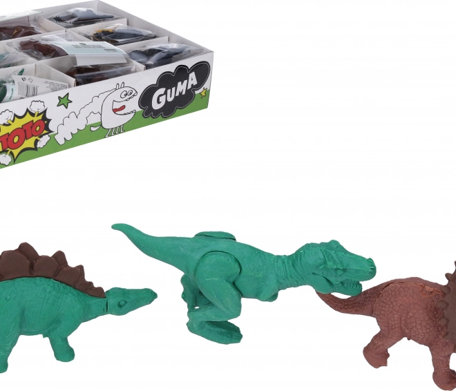 Radieră dinozaur – gume colorate în formă de dinozauri
