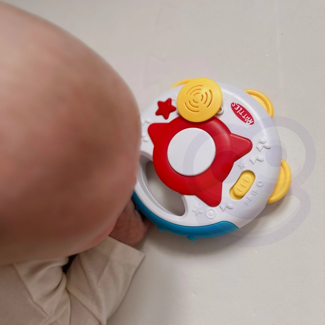Tamburin muzical interactiv pentru copii Woopie Baby