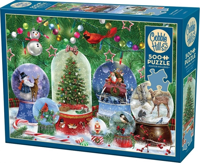 Puzzle cobble hill bileti cu zăpadă 500 de piese