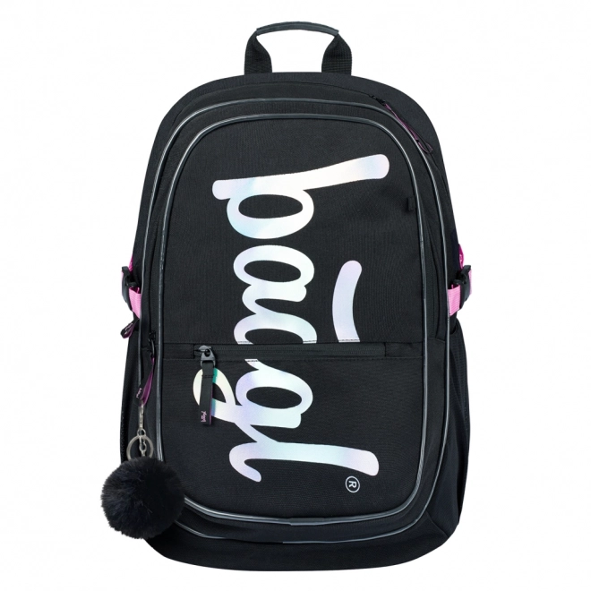 BAAGL SET 3 Core Metallic Holo: rucsac, penar, săculeț