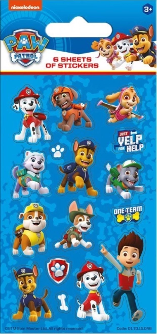 Stickere Paw Patrol albastru