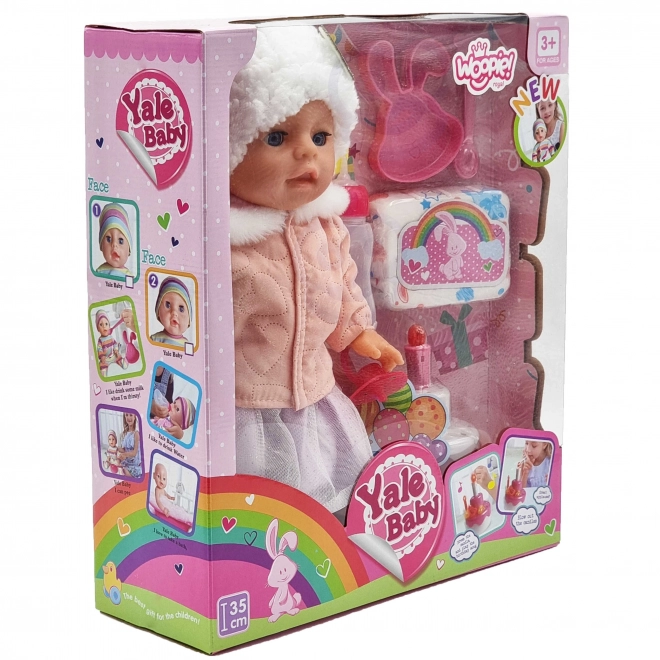 Păpușa interactivă Micuța Zosia de ziua de naștere 35 cm cu accesorii