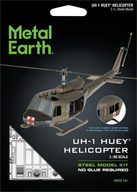 Puzzle 3D Metal Earth elicopter UH-1 Huey