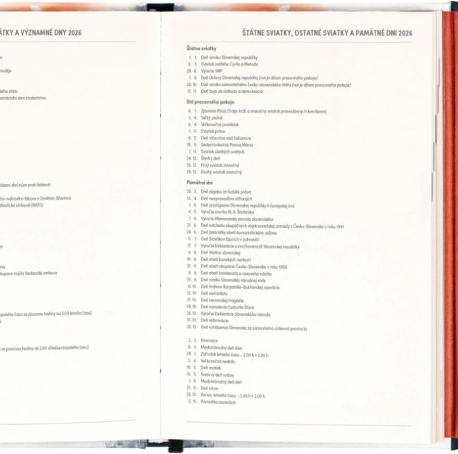 Agenda magnetică săptămânală 2026 Japonia 13x21 cm