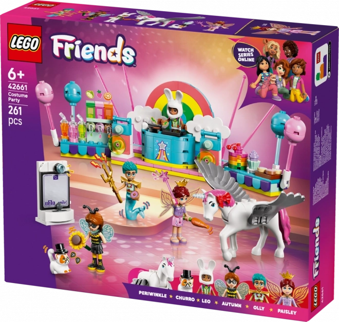 LEGO Friends Petrecerea costumelor cu unicorn și zână