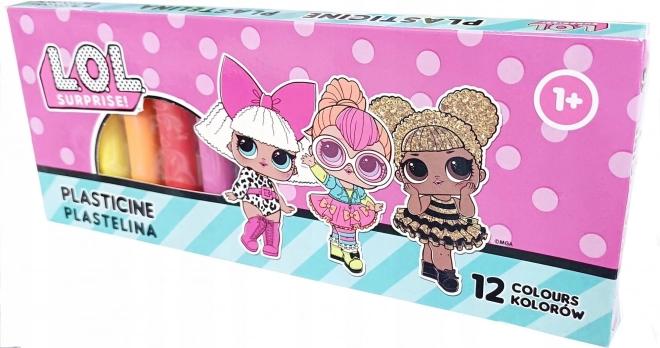 Plastilină ASTRA L.O.L. Surprise – 12 culori