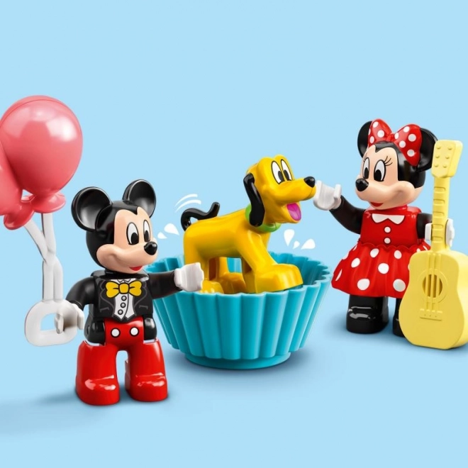 Trenuleț de aniversare Mickey și Minnie LEGO DUPLO Disney