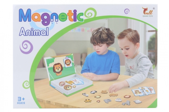 Set de construcție magnetică cu animale