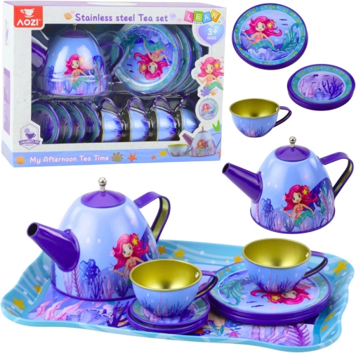 Set de ceai din metal pentru copii – sirenă